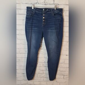 Kut From The Kloth Button Fly Jeans Sz 16W